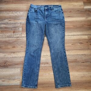 Laurie Felt Jeans Women's 8 Blue Regular Forever Denim Relaxed Easy Skinny